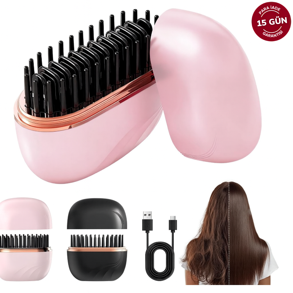 Zappyvibe Mini taşınabilir kablosuz saç düzleştirici elektrikli maşa