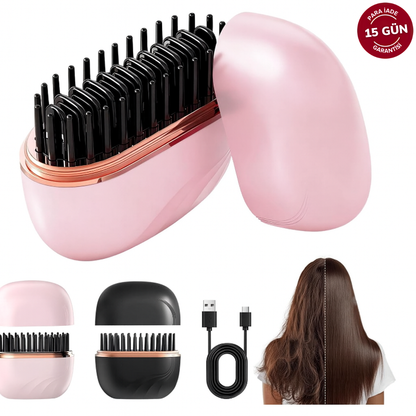 Zappyvibe Mini taşınabilir kablosuz saç düzleştirici elektrikli maşa