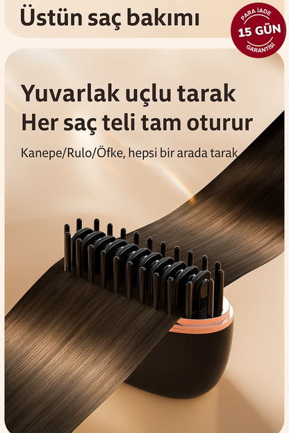 Zappyvibe Mini taşınabilir kablosuz saç düzleştirici elektrikli maşa