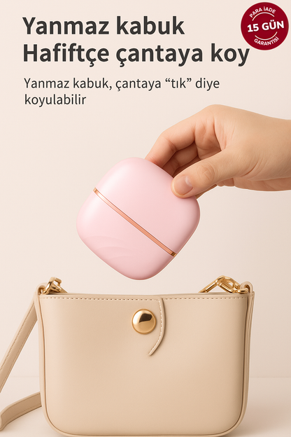 Zappyvibe Mini taşınabilir kablosuz saç düzleştirici elektrikli maşa