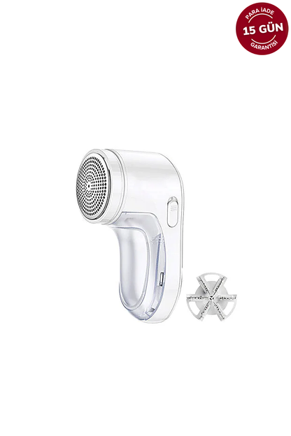 Şarjlı Tüy ve Tiftik Temizleme Makinesi Extra Bıçak Hediyeli