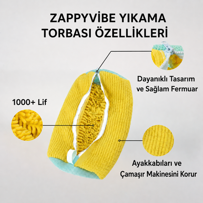 Zappyvibe® Ayakkabı Yıkama Çantası
